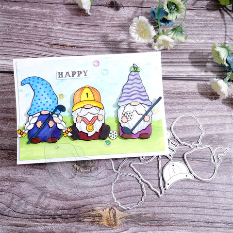Inlovearts Sport Theme Gnome Cutting Dies