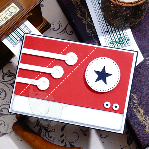 Inlovearts Sports Shoes Border Cutting Dies