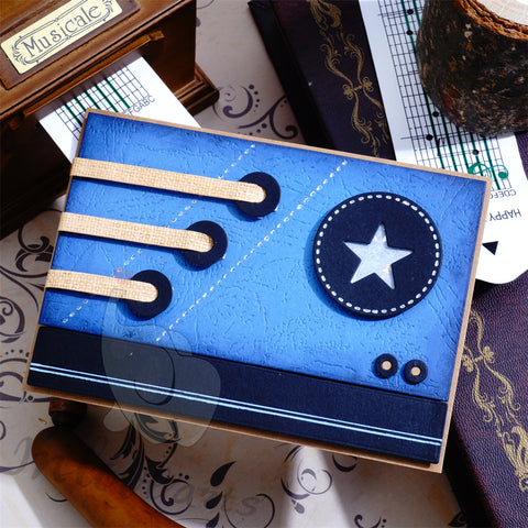 Inlovearts Sports Shoes Border Cutting Dies