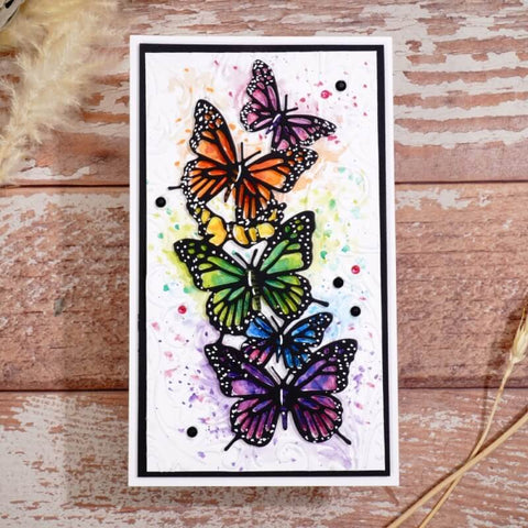 Inlovearts Spring Butterflies Cutting Dies