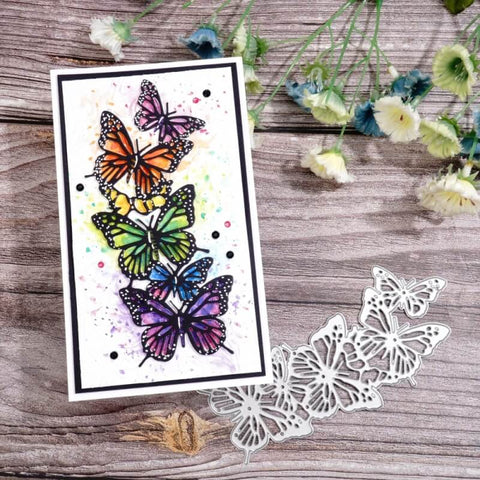Inlovearts Spring Butterflies Cutting Dies
