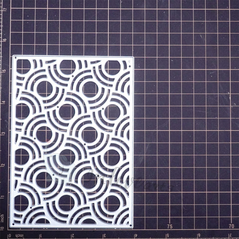Inlovearts Stacked Circle Background Board Cutting Dies