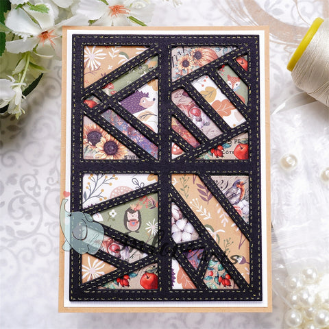 Inlovearts Staggered Pattern Background Board Cutting Dies