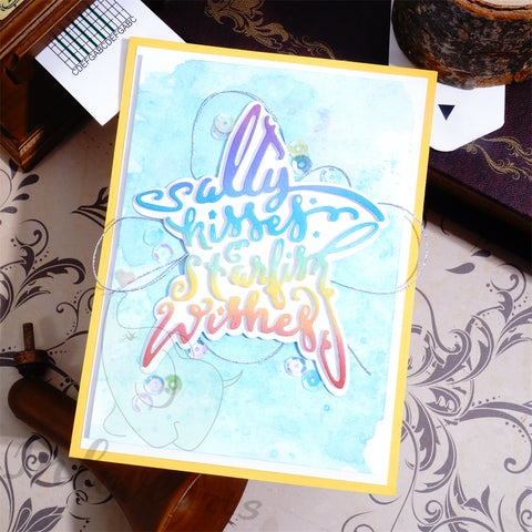 Inlovearts Star Shaped Word Cutting Dies