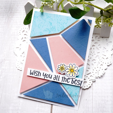 Inlovearts Stitching Pattern Background Board Cutting Dies