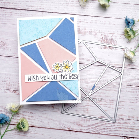 Inlovearts Stitching Pattern Background Board Cutting Dies