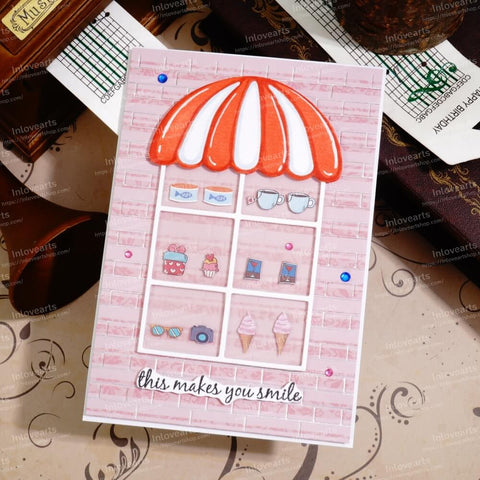 Inlovearts Store Window Cutting Dies