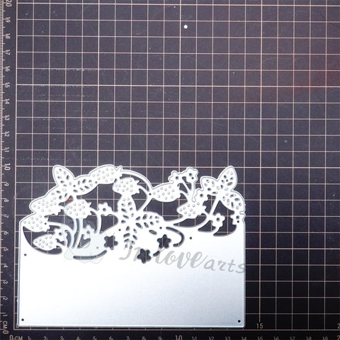 Inlovearts Strawberry Border Cutting Dies