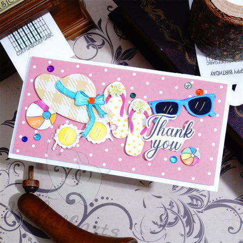 Inlovearts Summer Theme Supplies Cutting Dies