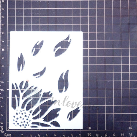 Inlovearts Sunflower Background Board Cutting Dies