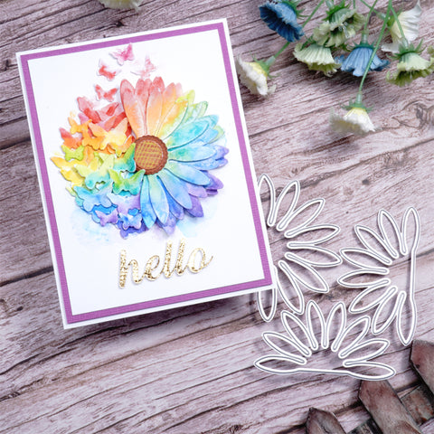 Inlovearts Sunflower and Butterflies Cutting Dies