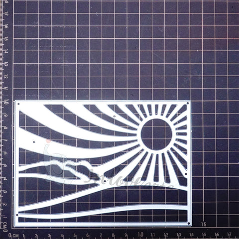Inlovearts Sunrise Background Board Cutting Dies