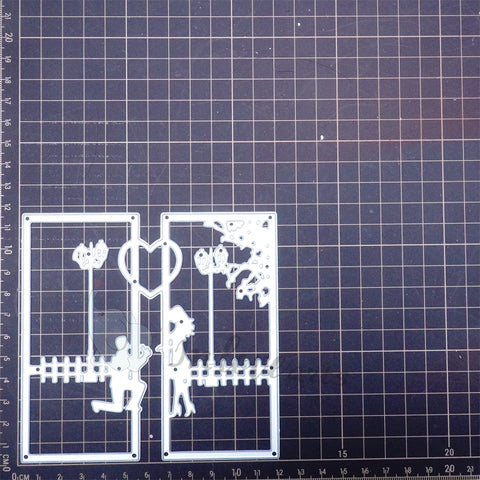 Inlovearts Sweet Couple Border Cutting Dies