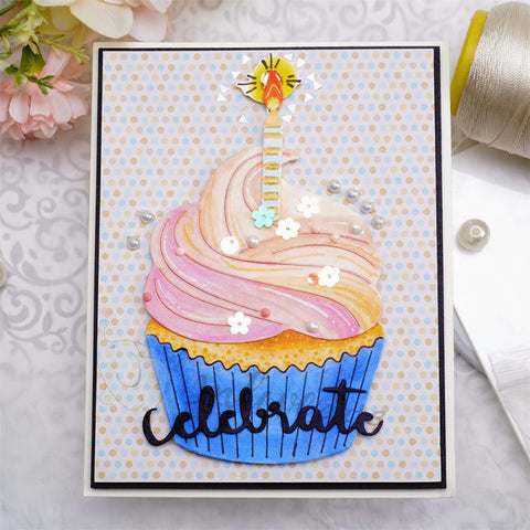 Inlovearts Sweet Cupcake Cutting Dies