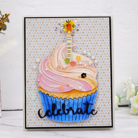 Inlovearts Sweet Cupcake Cutting Dies