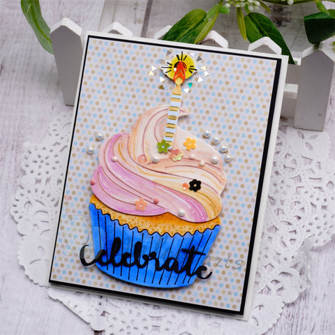 Inlovearts Sweet Cupcake Cutting Dies