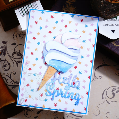 Inlovearts Sweet Ice Cream Cutting Dies