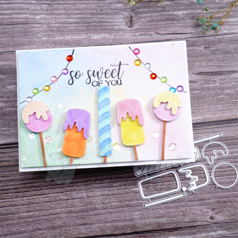 Inlovearts Sweet Lollipop Cutting Dies