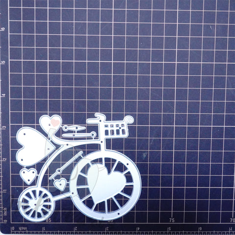 Inlovearts Sweet Love Bike Cutting Dies