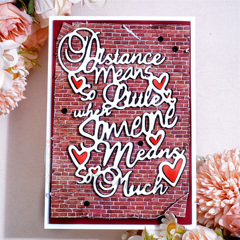 Inlovearts Sweet Phrases Cutting Dies