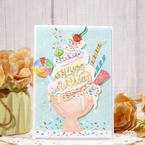 Inlovearts Sweet Shaved Ice Cutting Dies