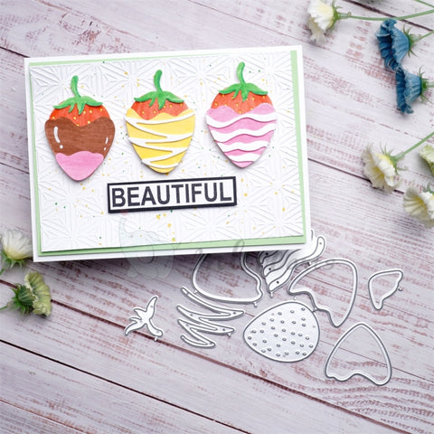 Inlovearts Sweet Strawberry Cutting Dies