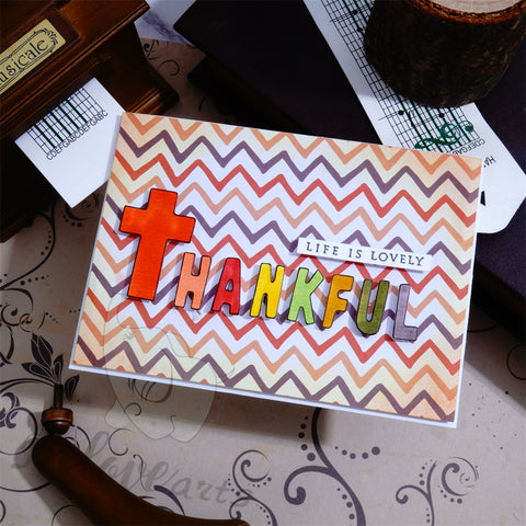 Inlovearts THANKFUL Word Cutting Dies
