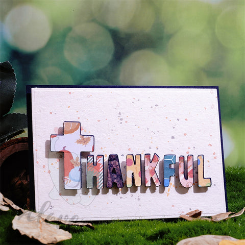 Inlovearts THANKFUL Word Cutting Dies
