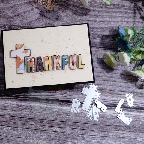 Inlovearts THANKFUL Word Cutting Dies