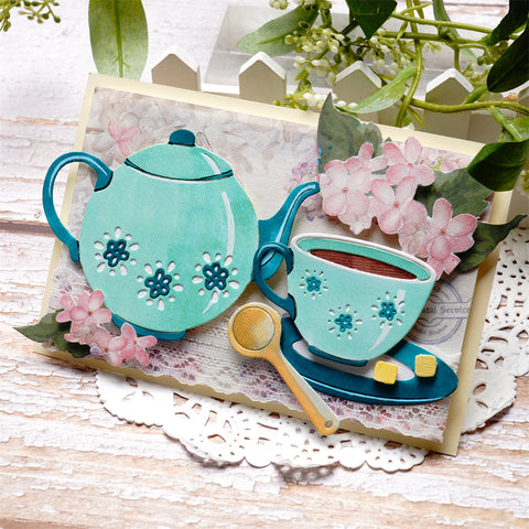 Inlovearts Teapot Cutting Dies