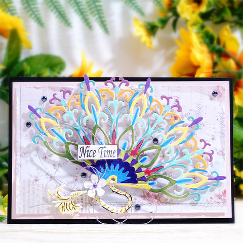 Inlovearts The Fancy Fan Cutting Dies