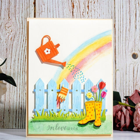 Inlovearts The Fence Cutting Dies