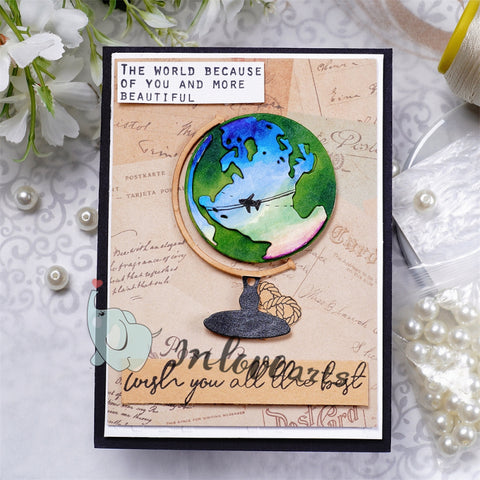 Inlovearts The Globe Cutting Dies