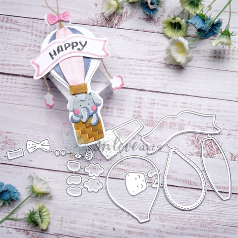 Inlovearts The Hot Air Balloon Cutting Dies