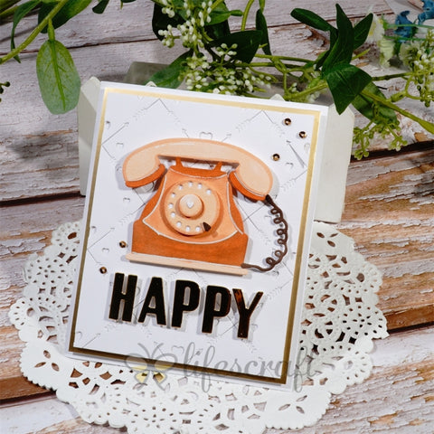 Inlovearts The Telephone Cutting Dies