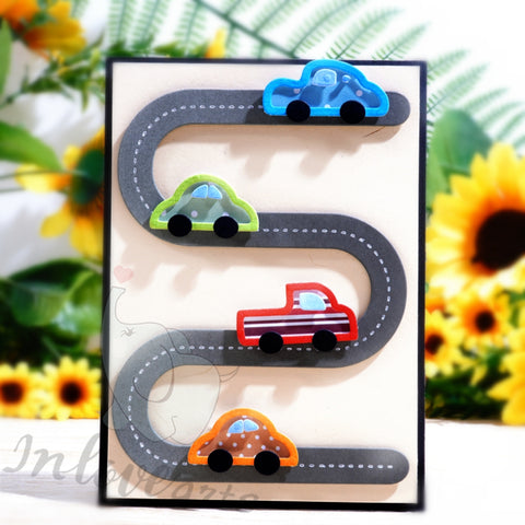 Inlovearts The Winding Road Cutting Dies