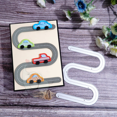 Inlovearts The Winding Road Cutting Dies
