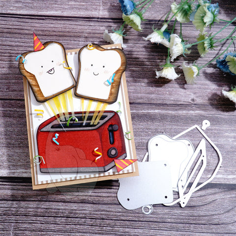 Inlovearts Toasted Bread Cutting Dies