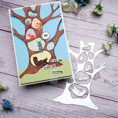 Inlovearts Tree House Cutting Dies