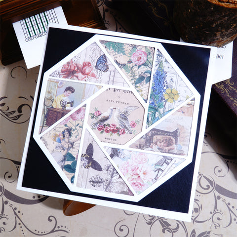 Inlovearts Triangles Forming Octagon Background Board Cutting Dies
