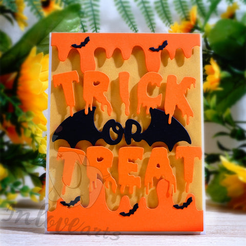 Inlovearts Trick or Treat and Bat Wings Cutting Dies