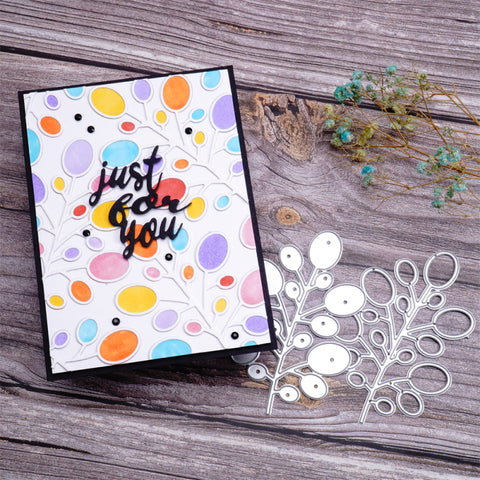 Inlovearts Two Branches of Leaves Cutting Dies