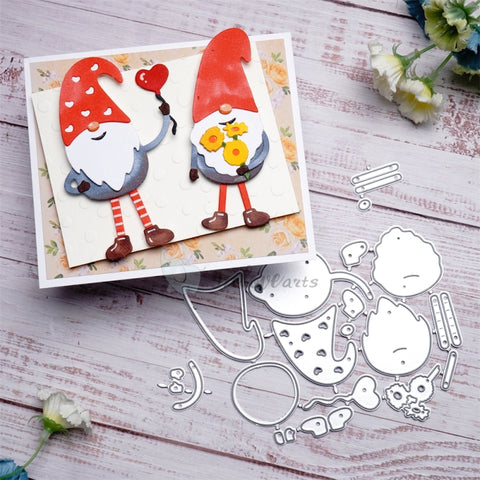 Inlovearts Two Lovely Gnomes Cutting Dies