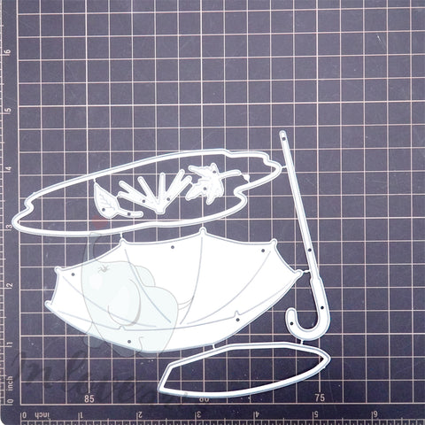 Inlovearts Umbrella After Raining Cutting Dies