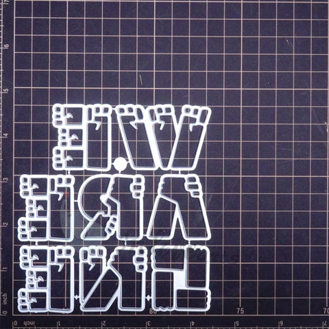 Inlovearts "WE ARE ONE" Word Cutting Dies