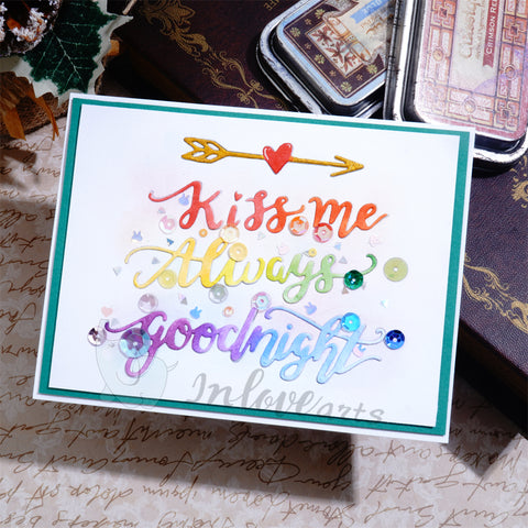 Inlovearts Warming Phrases Cutting Dies