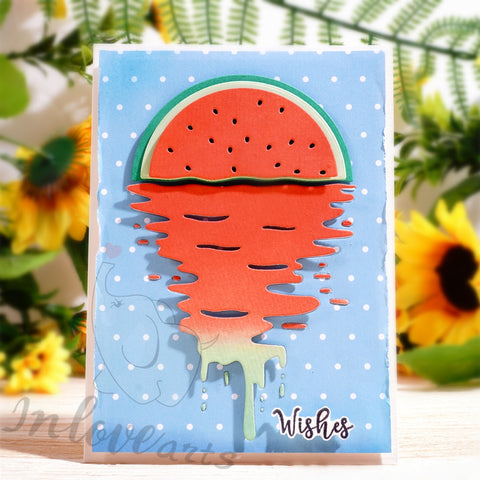 Inlovearts Watermelon Sunset Cutting Dies