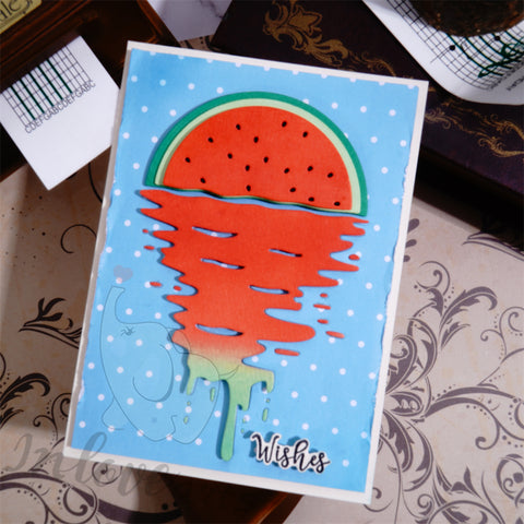 Inlovearts Watermelon Sunset Cutting Dies