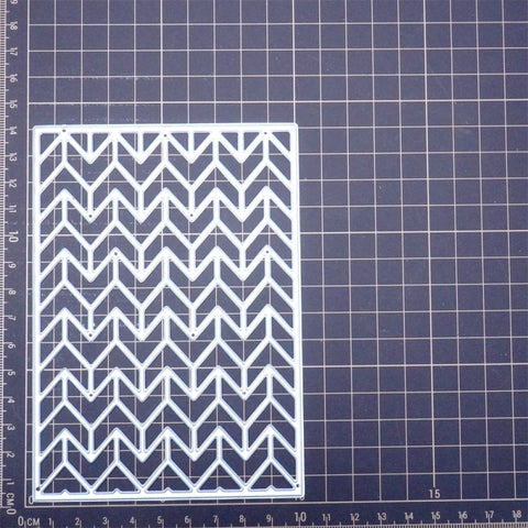 Inlovearts Wave Pattern Background Board Cutting Dies