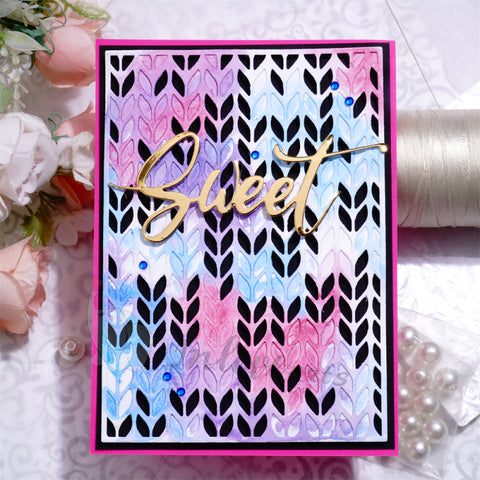 Inlovearts Wheat Background Board Cutting Dies